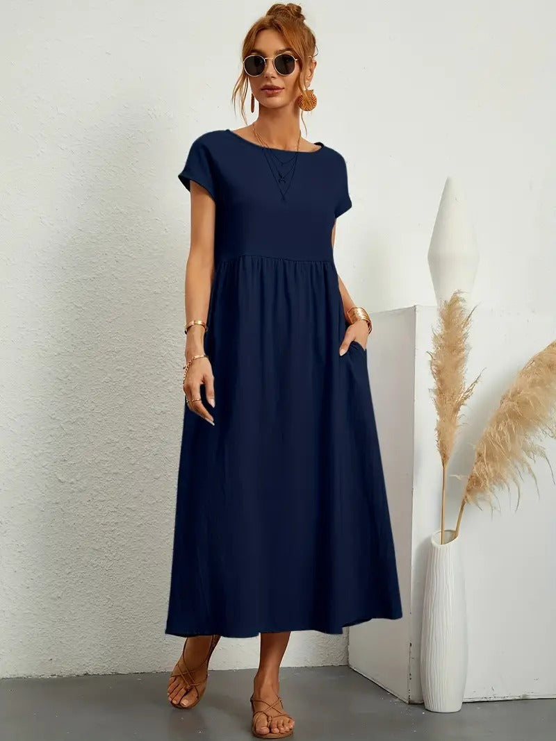 Francesca - Midi Dress with Pockets