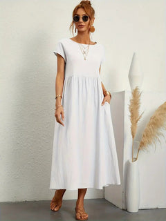 Francesca - Midi Dress with Pockets