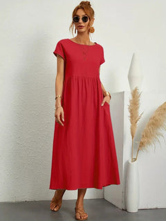 Francesca - Midi Dress with Pockets
