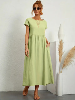 Francesca - Midi Dress with Pockets