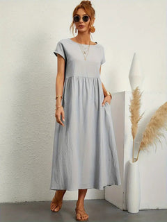 Francesca - Midi Dress with Pockets
