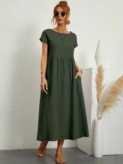 Francesca - Midi Dress with Pockets