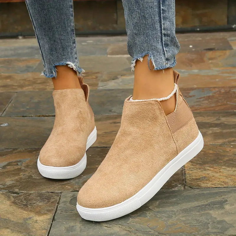 Monique - Suede High Top Sneakers