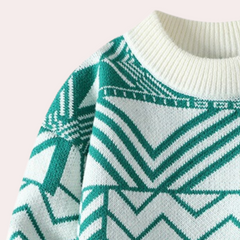 Donovan - Geometric Knit Jumper