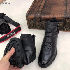 Emmeline - Slouchy Leather Ankle Boots