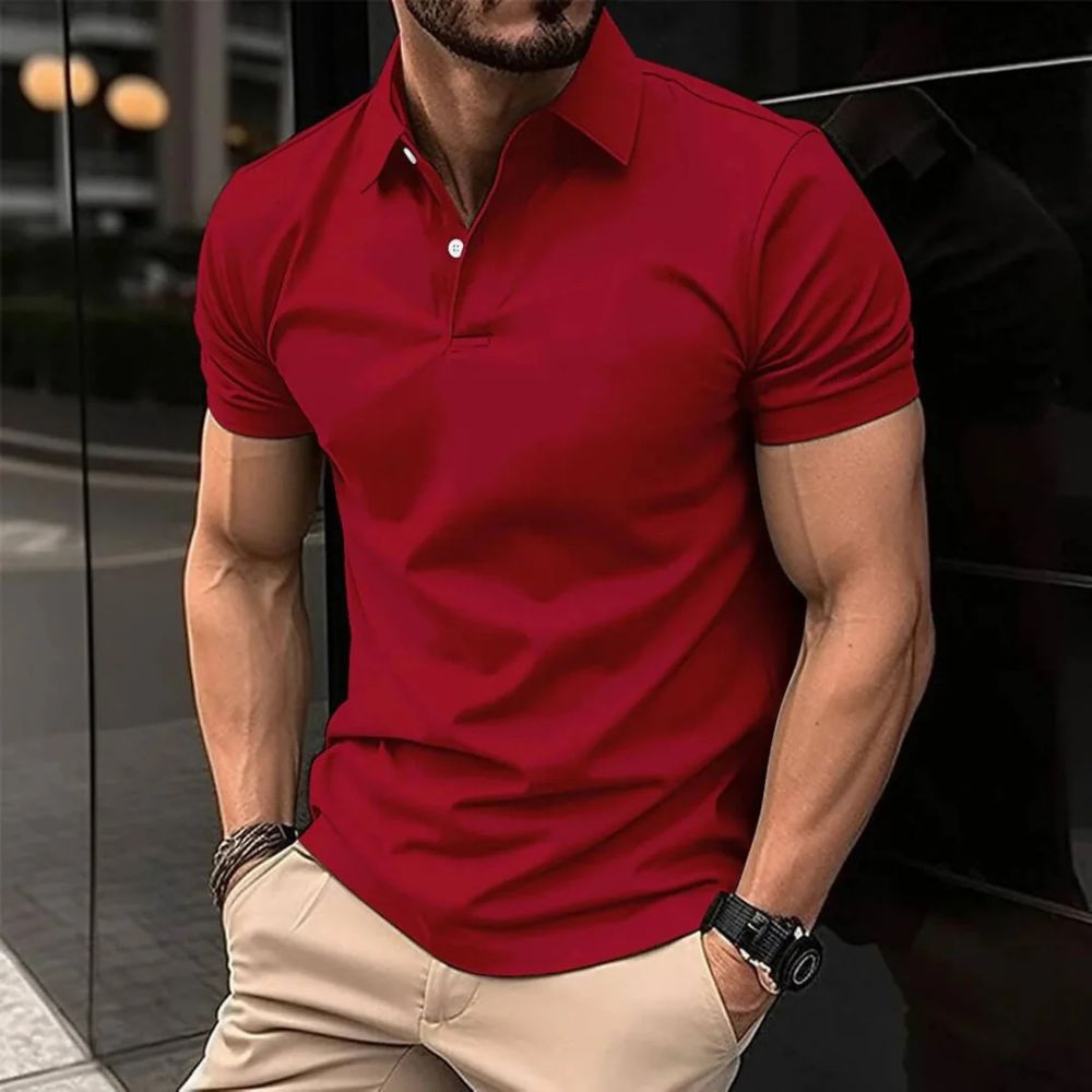 Clifford - Classic Polo Shirt — Red