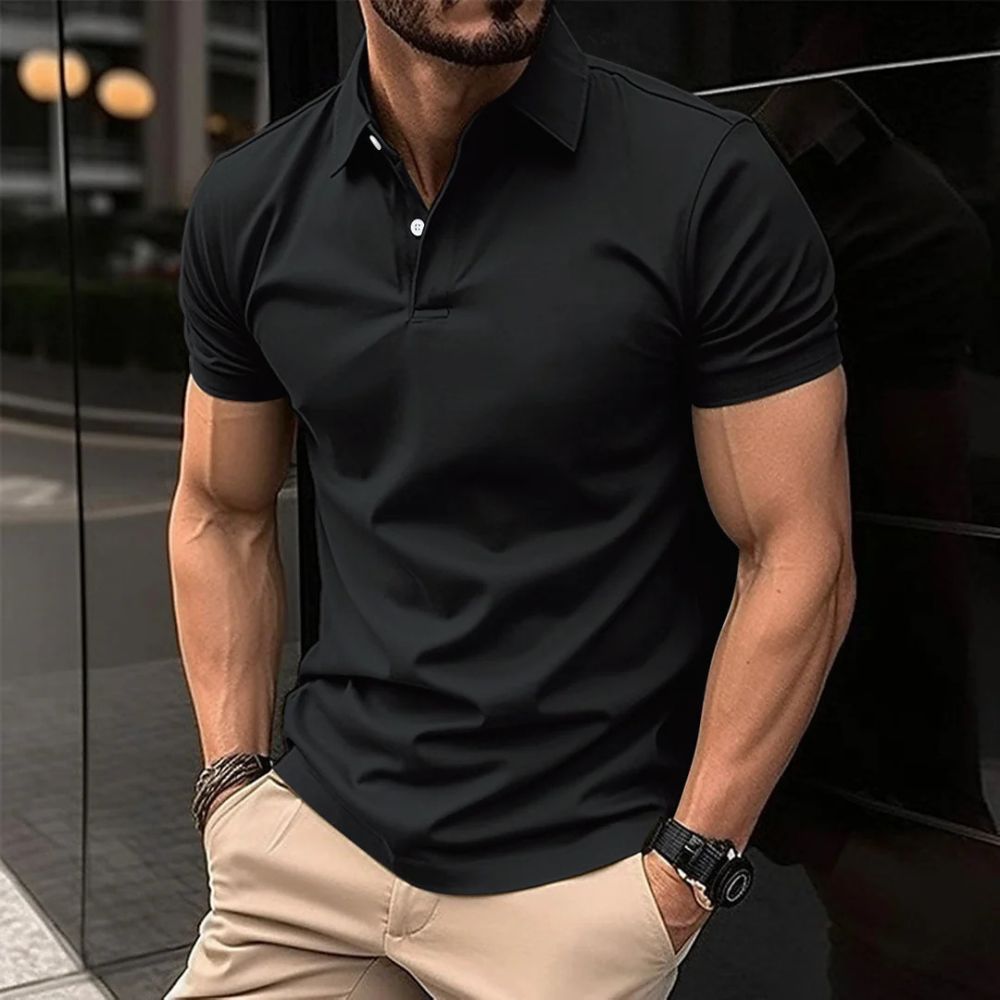 Clifford - Classic Polo Shirt — Black