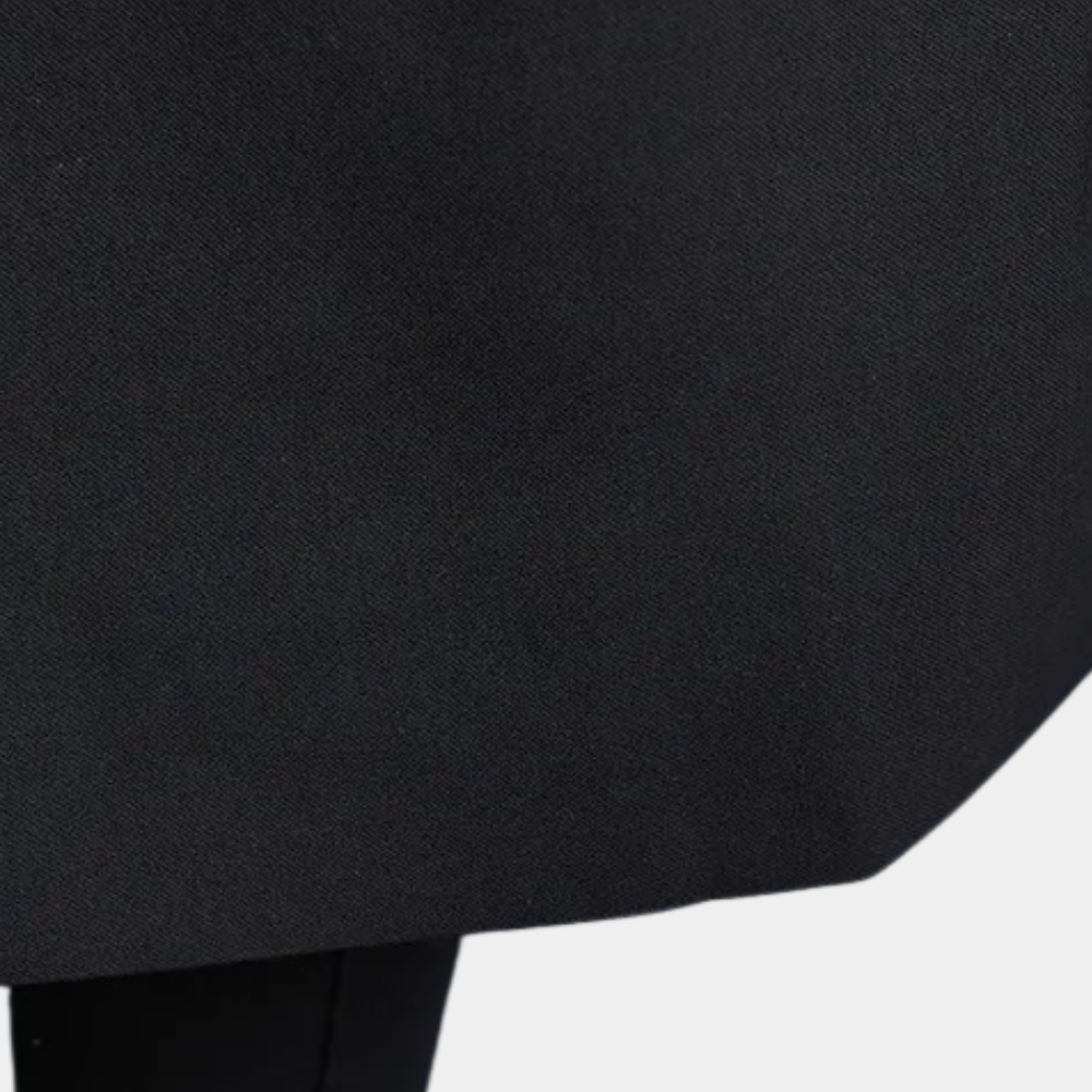 Vida - Longline Coat with Contrast Sleeves