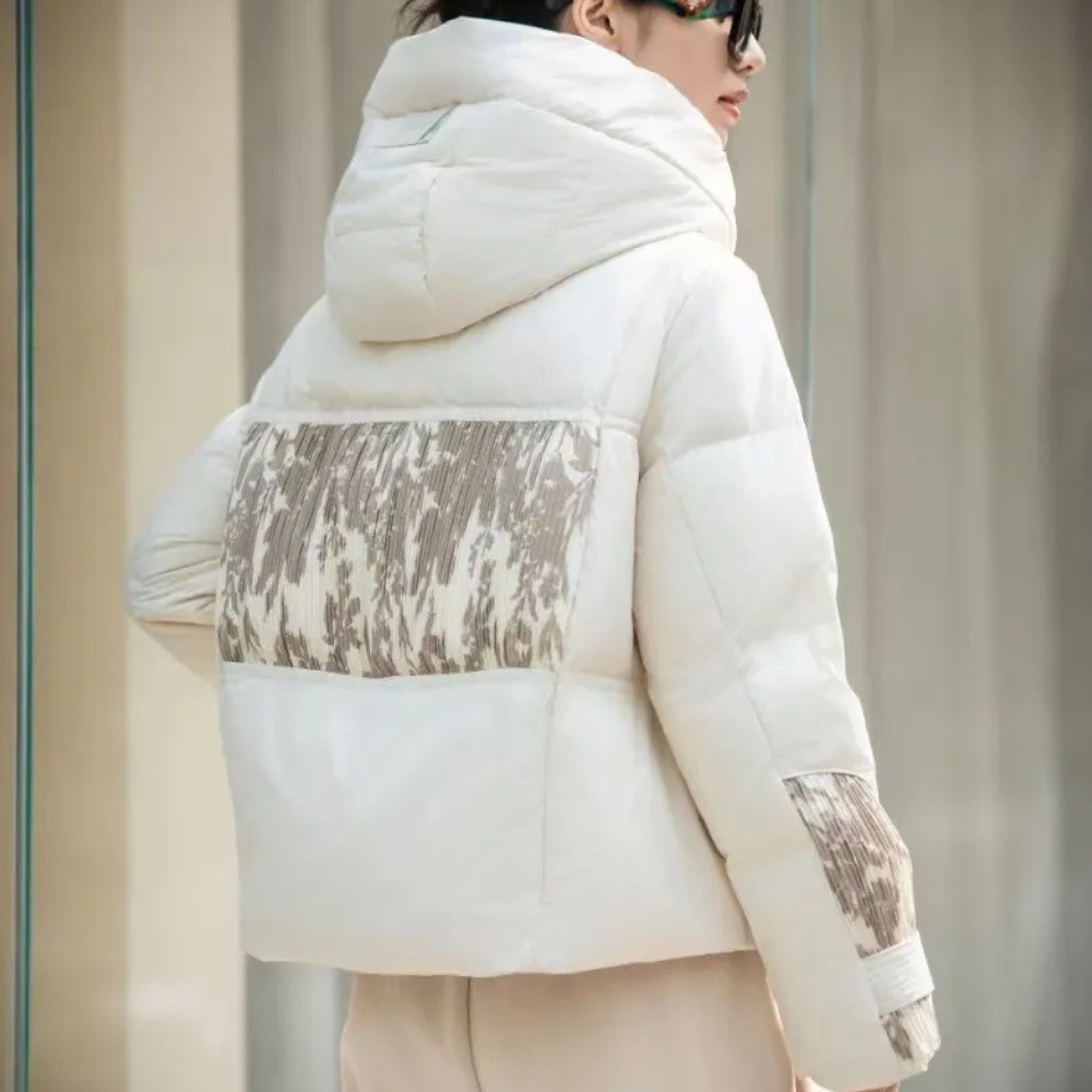 Nikita - Puffer with Fur Panel