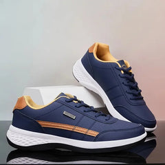 Timothy - Leather Court Trainers
