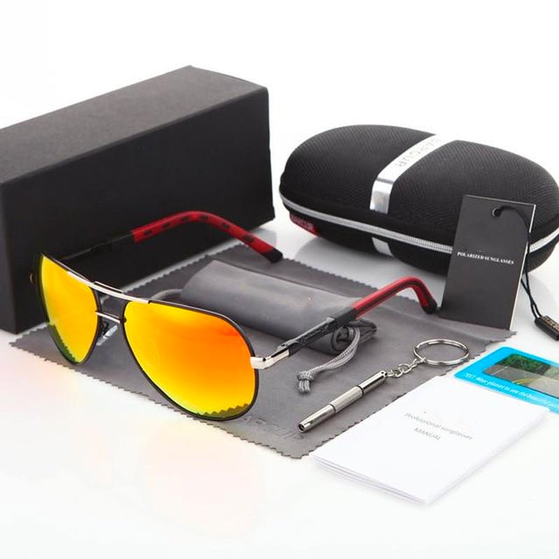 Sylvester - Aviator Sunglasses with Case