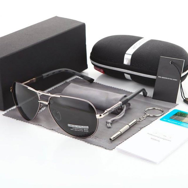 Sylvester - Aviator Sunglasses with Case