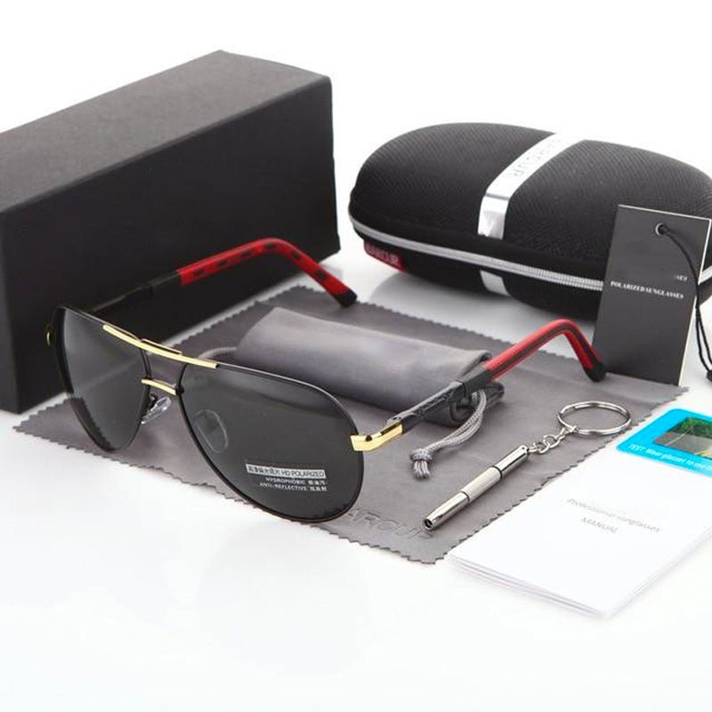 Sylvester - Aviator Sunglasses with Case
