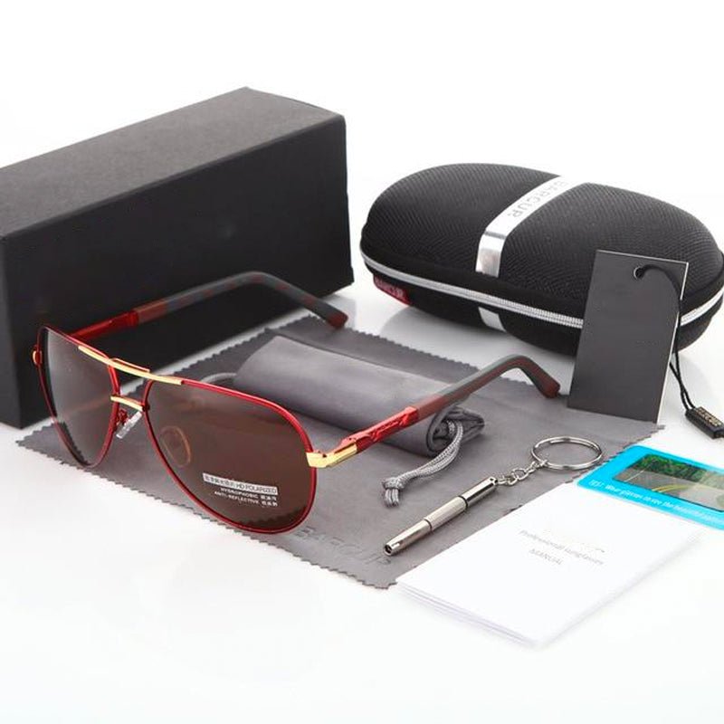 Sylvester - Aviator Sunglasses with Case
