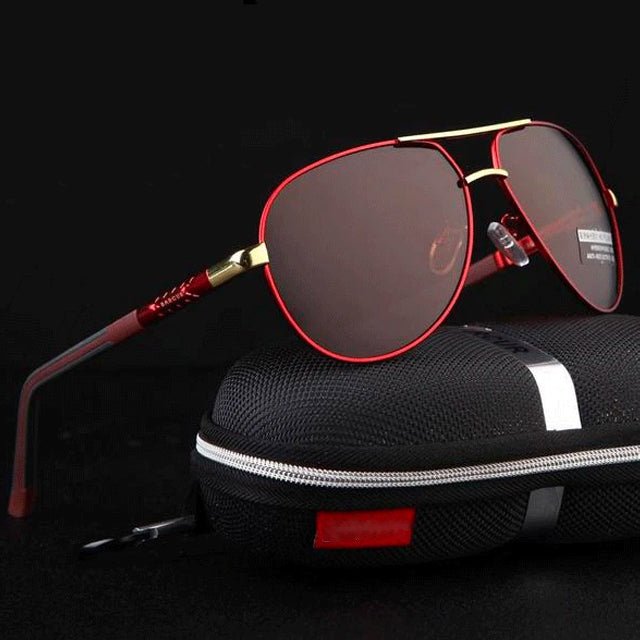 Sylvester - Aviator Sunglasses with Case
