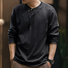 Gilbert - Henley Long Sleeve Top