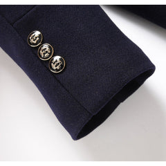 Phillip - Wool Coat with Scarf Collar