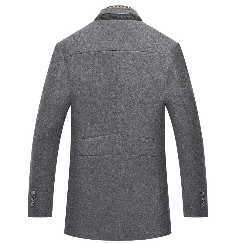 Phillip - Wool Coat with Scarf Collar