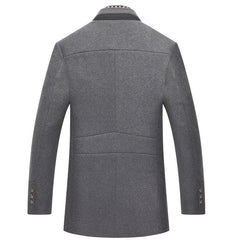 Phillip - Wool Coat with Scarf Collar