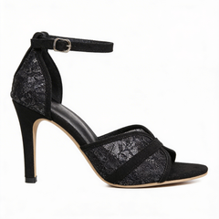 Violetta - Lace Stiletto Sandals