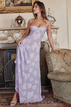 Henrietta - Lace Maxi Dress with Straps
