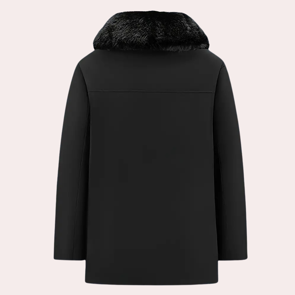 Dennis - Fur Lined Hooded Coat