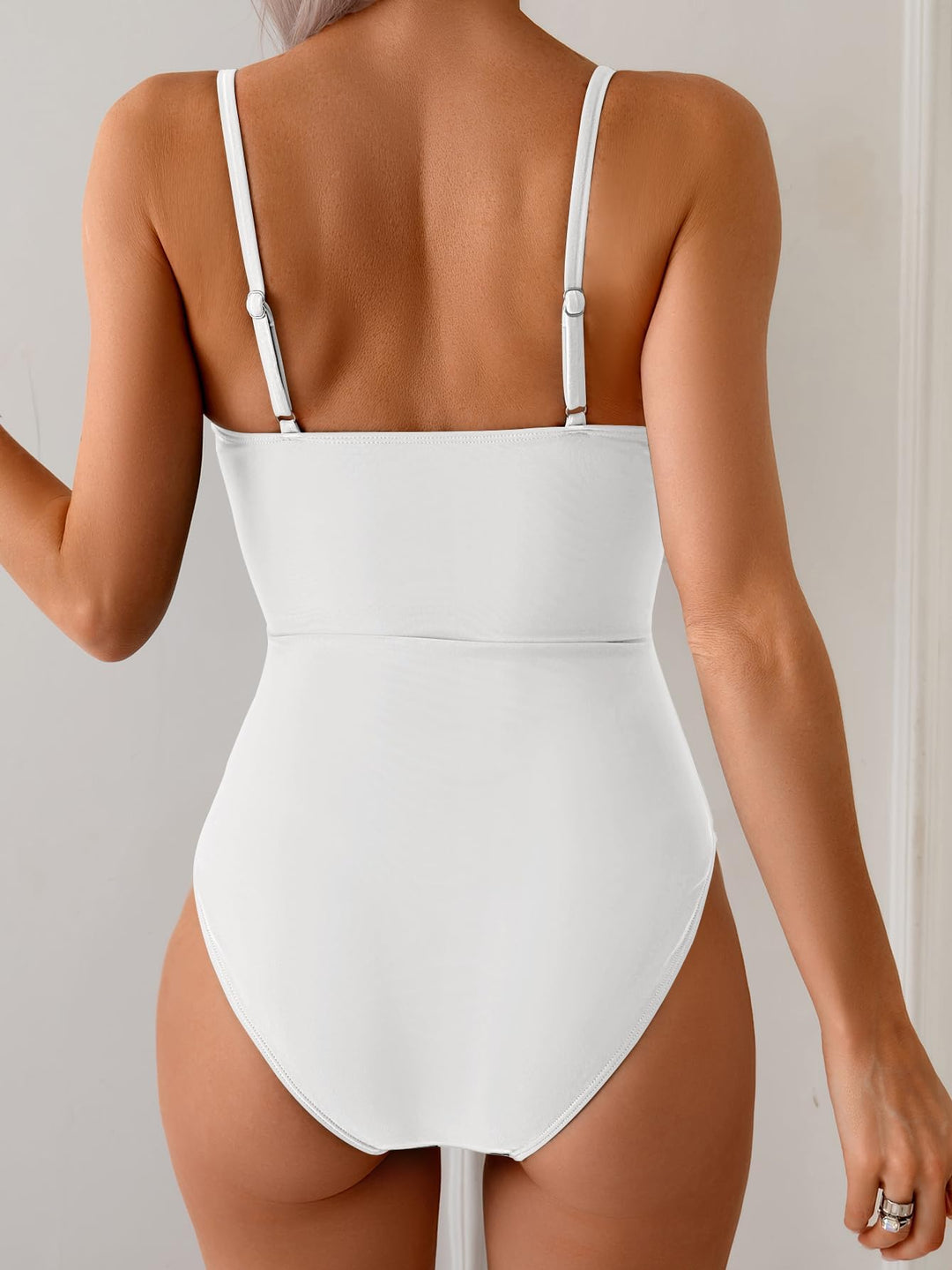 Rochelle - Triple Ring Cutout Swimsuit