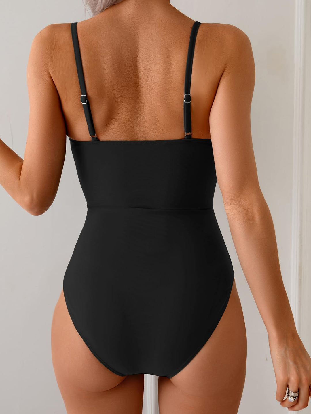 Rochelle - Triple Ring Cutout Swimsuit