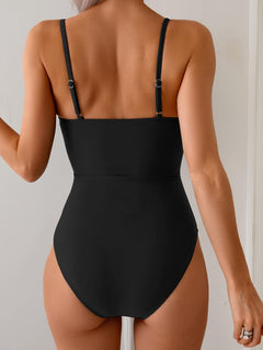 Rochelle - Triple Ring Cutout Swimsuit