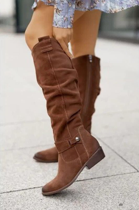 Ramona - Suede Over the Knee Boots