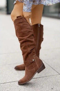 Ramona - Suede Over the Knee Boots