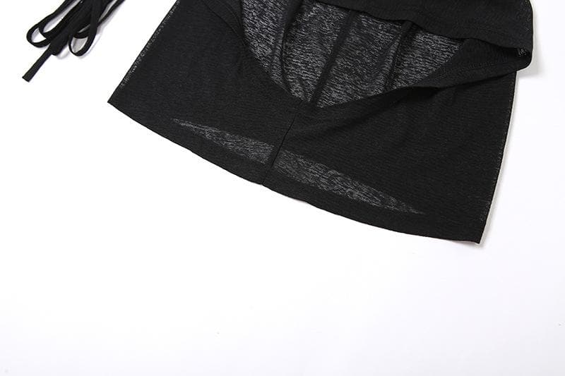 Samantha - Sheer Mesh Maxi Dress