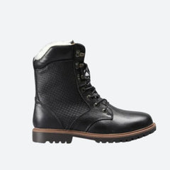 Clifford - Fur Lined Leather Boots — Black (High)