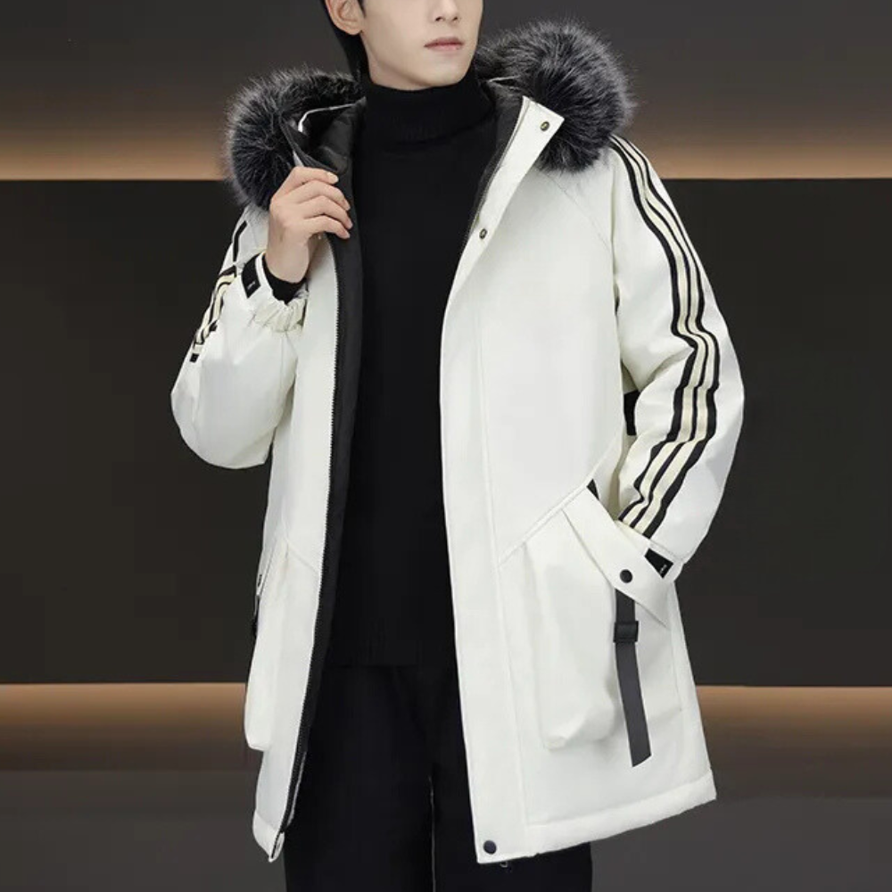 Mervyn - Parka with Side Stripes