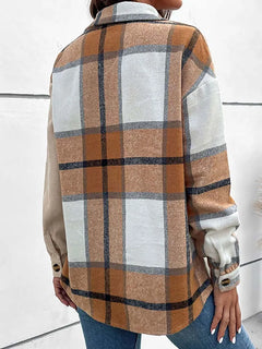 Kimberley - Plaid Shacket with Pockets