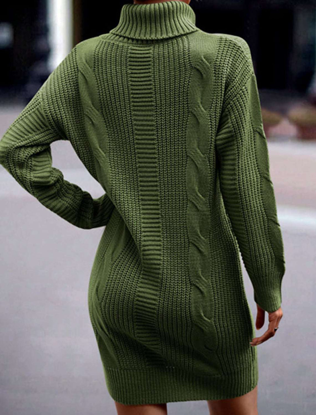 Fernanda - Cable Knit Jumper Dress