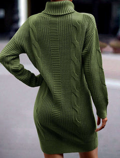 Fernanda - Cable Knit Jumper Dress