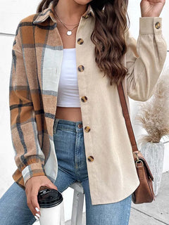 Kimberley - Plaid Shacket with Pockets