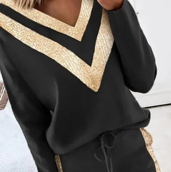 Seraphina - Chevron Trim Tracksuit