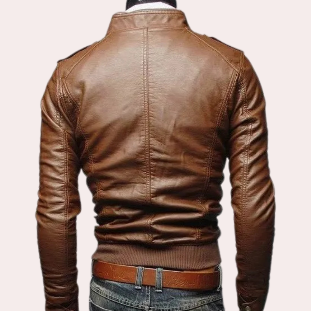 Cormac - Leather Biker Jacket