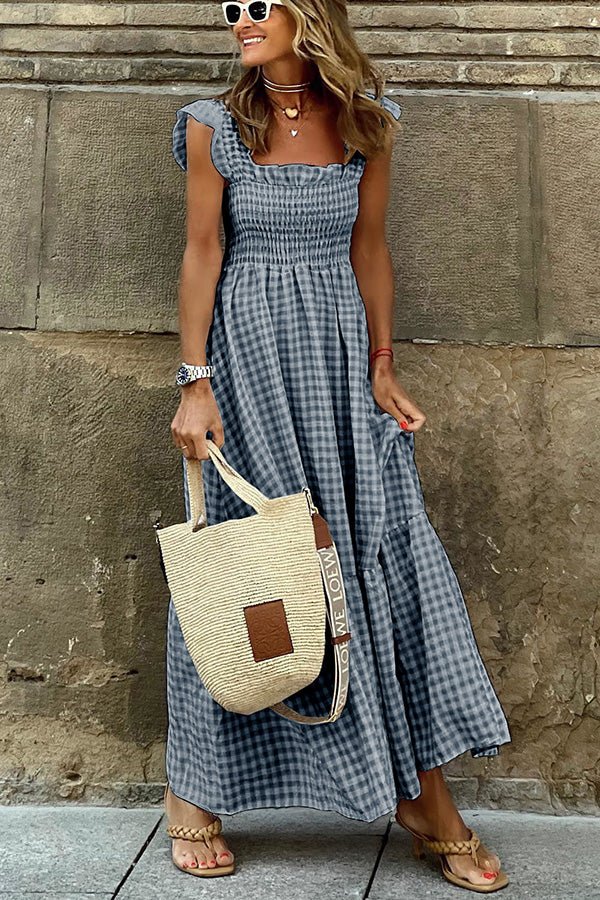 Henrietta - Smocked Tiered Maxi Dress