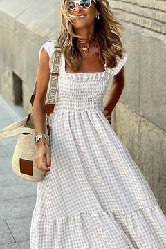 Henrietta - Smocked Tiered Maxi Dress