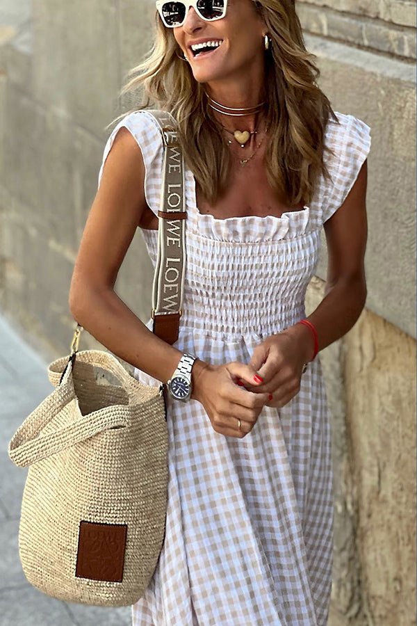 Henrietta - Smocked Tiered Maxi Dress