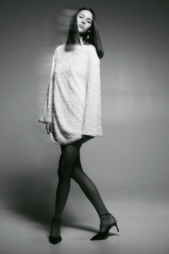 Marcella - Tweed Mini with Bow Back