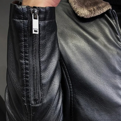 Rodney - Fur Lined Leather Jacket