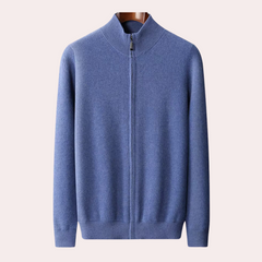 Vincent - Zip Through Knit Cardigan
