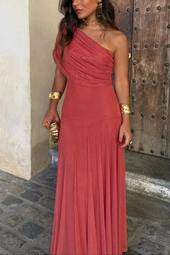 Dominique - One Shoulder Maxi Dress