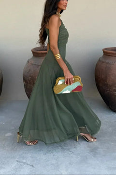 Dominique - One Shoulder Maxi Dress