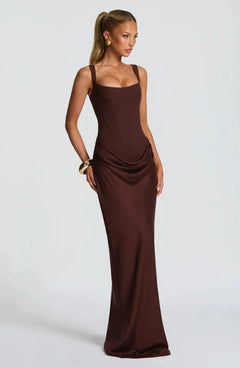 Constance - Satin Slip Maxi Dress