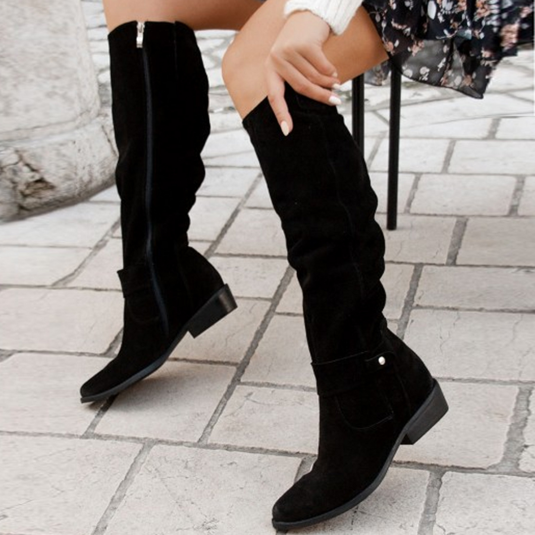 Ramona - Suede Over the Knee Boots
